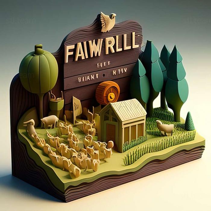 3D model FarmVille game (STL)